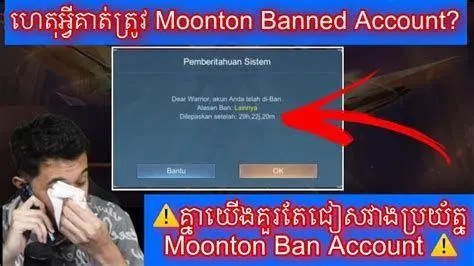 Risiko Ban Akun Notifikasi ban akun Mobile Legends akibat penggunaan mod