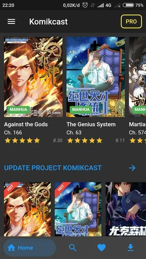 Fitur Situs Komikcast Fitur utama dalam situs Komikcast