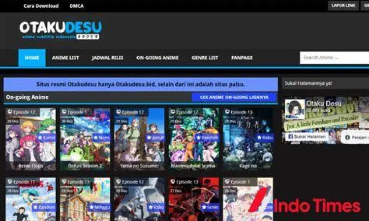 Fitur Download Otakudesu Fitur download anime batch di platform Otakudesu