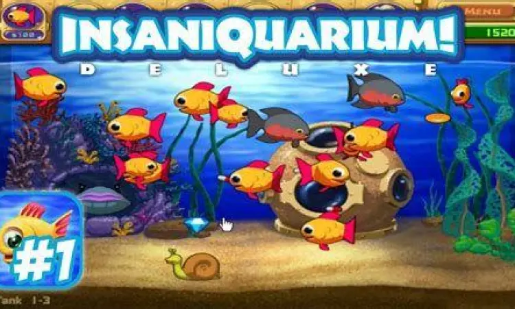 Mekanisme dasar permainan Insaniquarium Deluxe
