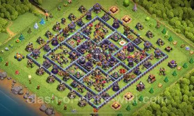 Base Town Hall 15 maksimal di COC Mod APK