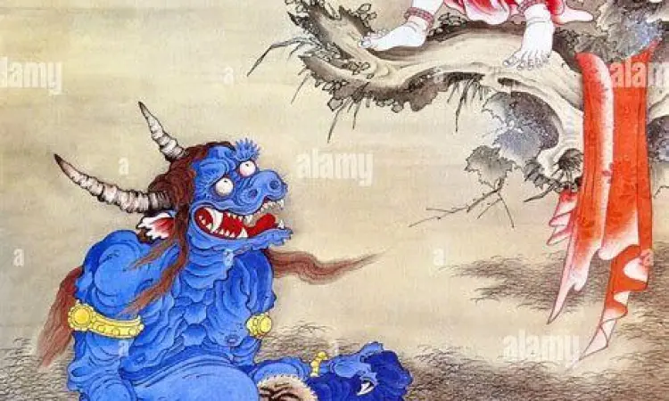 Evolusi Visual Shinigami Seni tradisional Jepang menggambarkan dewa kematian