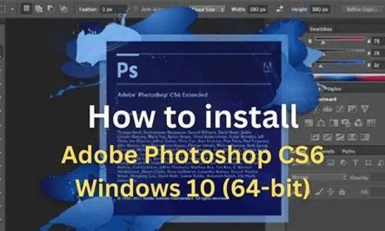 Proses instalasi Adobe Photoshop CS6 pada Windows