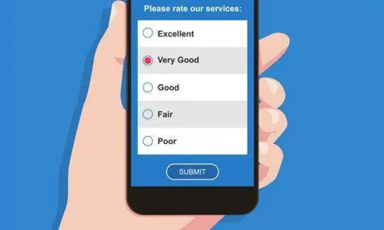 Tampilan mengisi survei berbayar di aplikasi penghasil uang