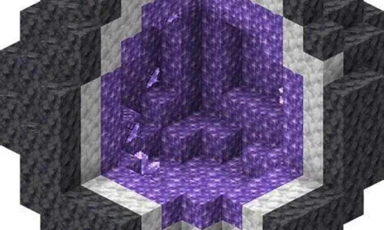 Kristal Amethyst Amethyst Geode Minecraft