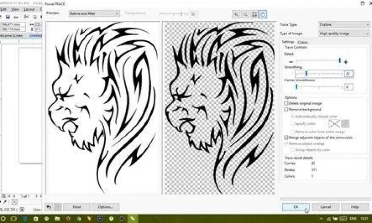 Karya Desain Vektor CorelDRAW Contoh desain vektor Corel X7