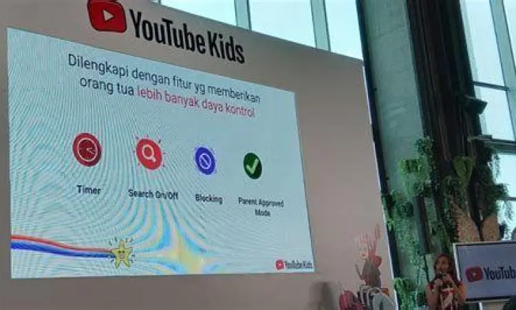 Fitur kontrol orang tua pada aplikasi YouTube Kids