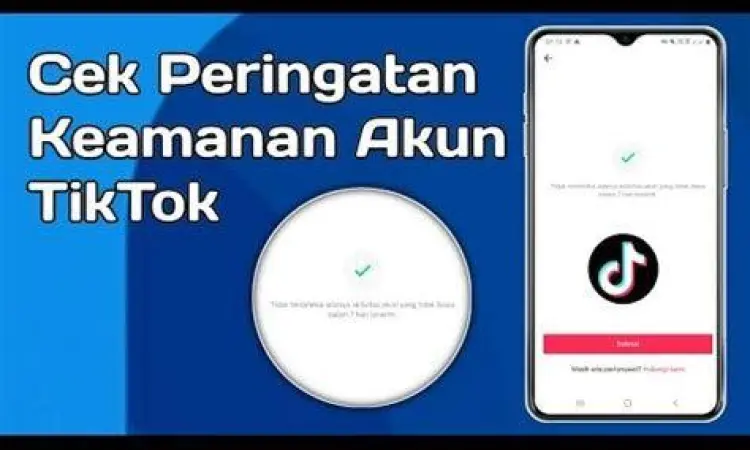Menu pengaturan privasi dan keamanan TikTok