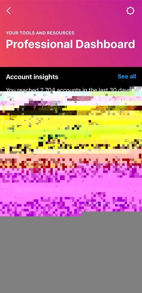 Instagram Insights Data Dasbor analitik Instagram Insights