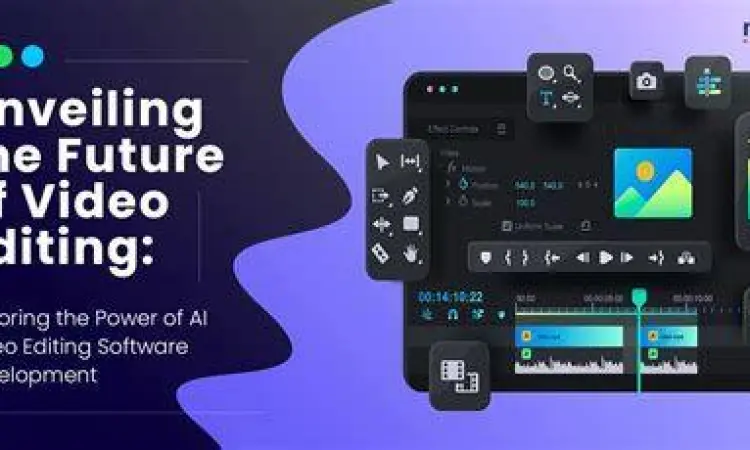 Ilustrasi masa depan editing video dengan teknologi AI