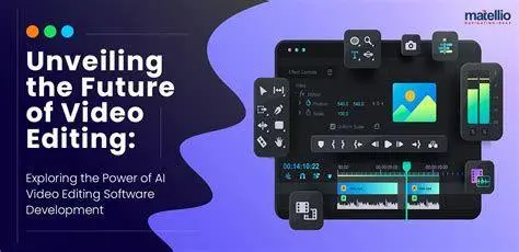 AI dalam Editing Video Ilustrasi masa depan editing video dengan teknologi AI