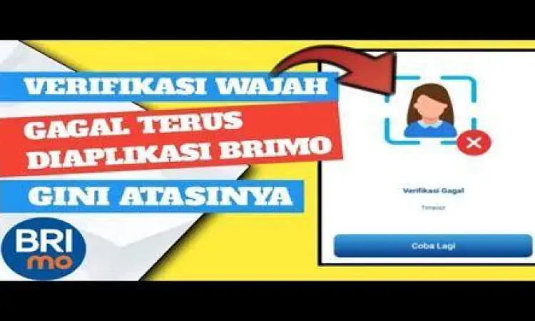 Proses verifikasi wajah saat daftar aplikasi BRImo