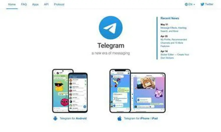 Fitur sinkronisasi cloud aplikasi Telegram