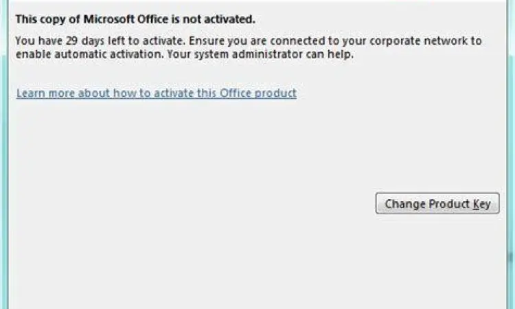 Ilustrasi memperbaiki error aktivasi office