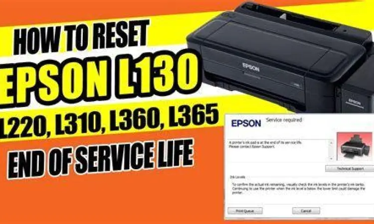 Pesan error Service Required pada printer Epson L220