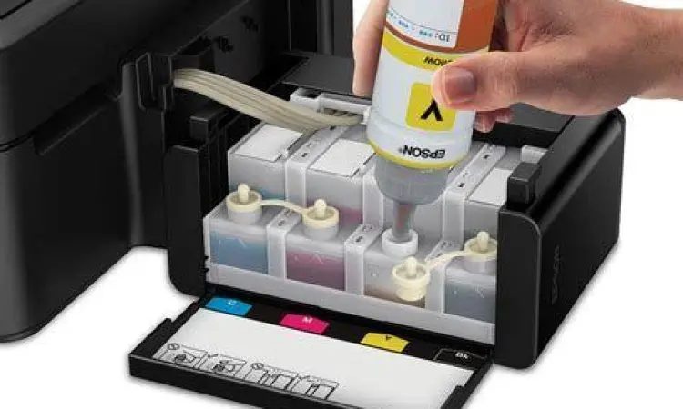 Bentuk fisik printer Epson L220 ink tank system