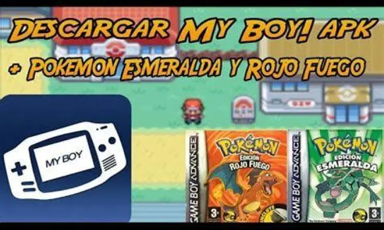 Bermain game Pokemon menggunakan My Boy APK