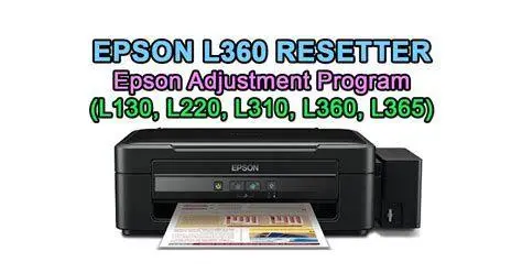 Antarmuka Software Resetter Antarmuka utama software Epson L360 Adjustment Program