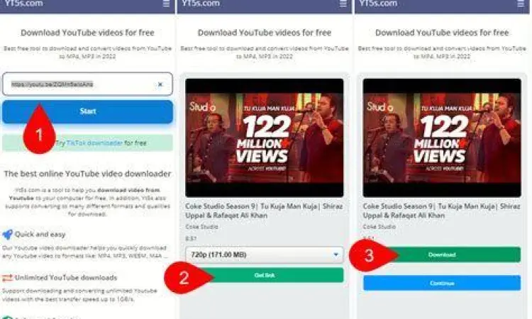 Langkah download video youtube di hp