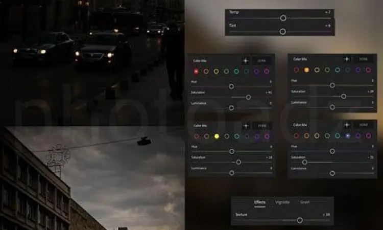 Edit Foto Malam Hari Proses pengeditan foto malam hari menggunakan fitur noise reduction