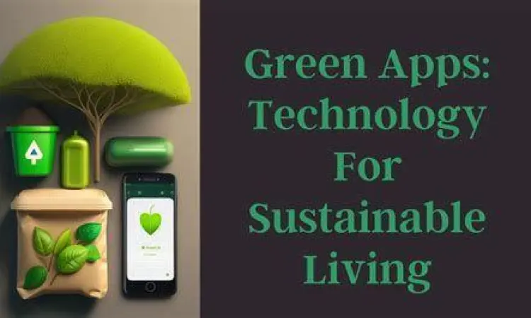 Visualisasi Aplikasi Hijau Aplikasi hijau untuk gaya hidup berkelanjutan