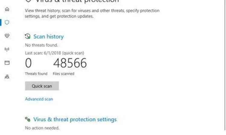 Keamanan Laptop Pemindaian keamanan antivirus pada file unduhan