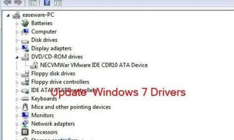 Update Driver Windows 7 Mengatur driver di Device Manager Windows 7