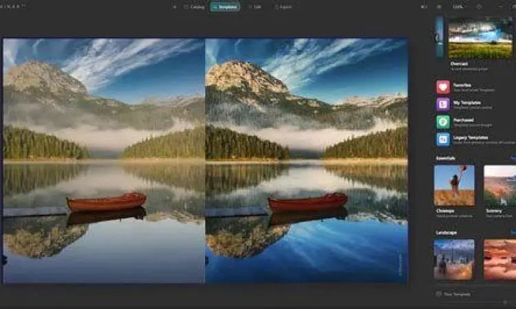 Fitur penghapus objek berbasis AI pada aplikasi edit foto