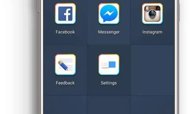 Antarmuka aplikasi Parallel Space untuk kloning akun