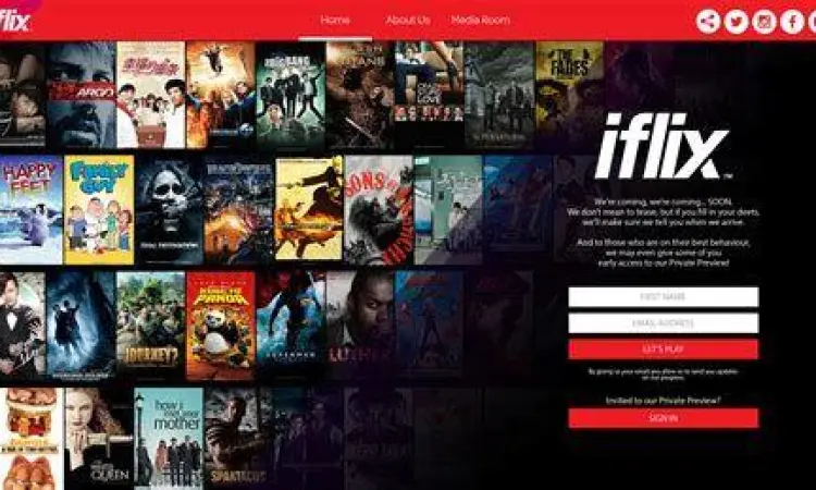 Antarmuka iflix Mod Tampilan antarmuka aplikasi iflix premium