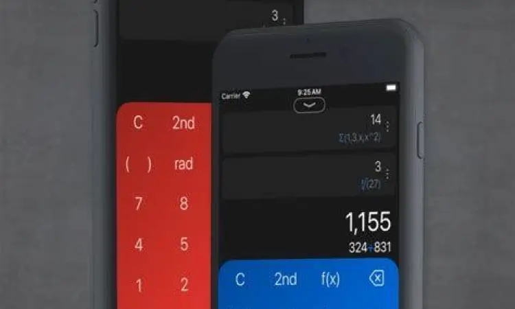 Siswa menggunakan aplikasi matematika