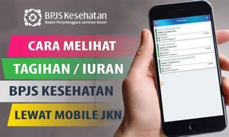 Menu pembayaran iuran di aplikasi