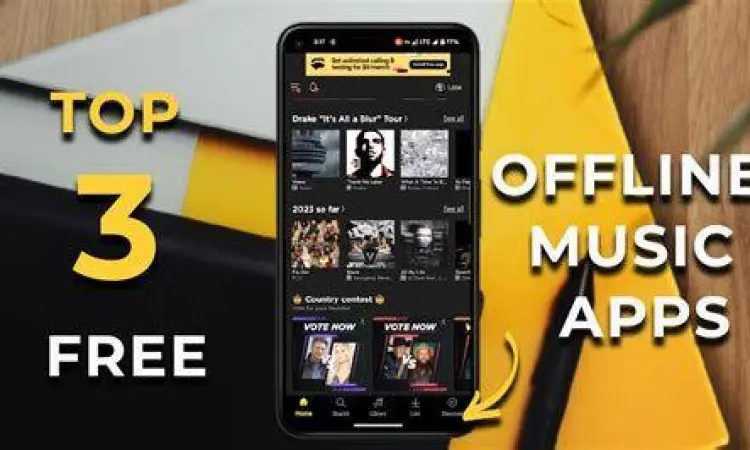 Antarmuka aplikasi musik offline populer