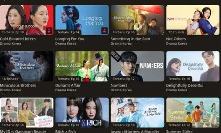 Hobi Nonton Drakor Menonton drama korea di smartphone saat santai