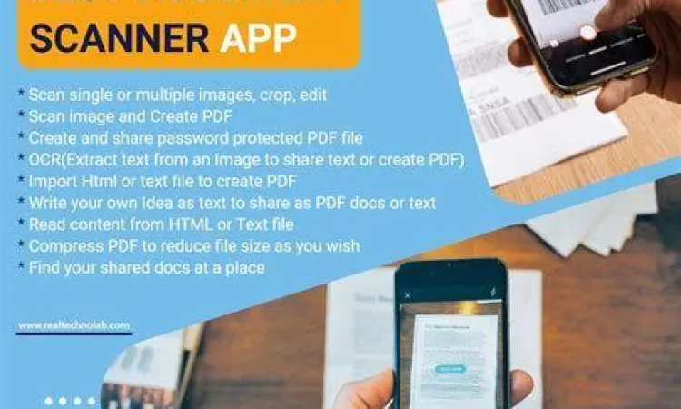 Antarmuka aplikasi scan dokumen modern