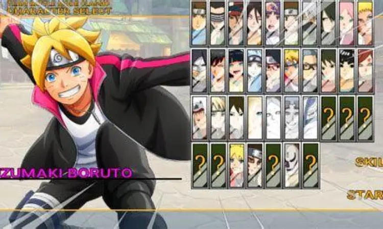 Update Karakter Boruto Karakter Boruto di Naruto Senki