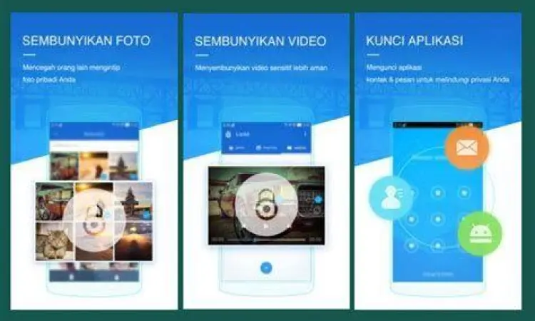Ilustrasi keamanan mengunduh aplikasi di smartphone