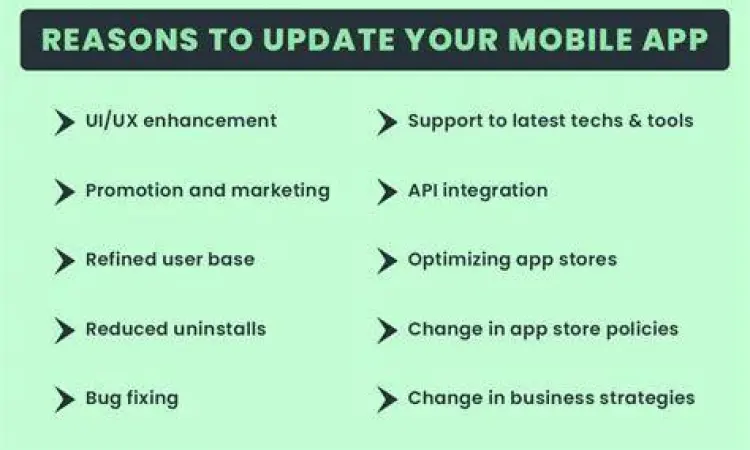 Pentingnya melakukan pembaruan aplikasi mobile
