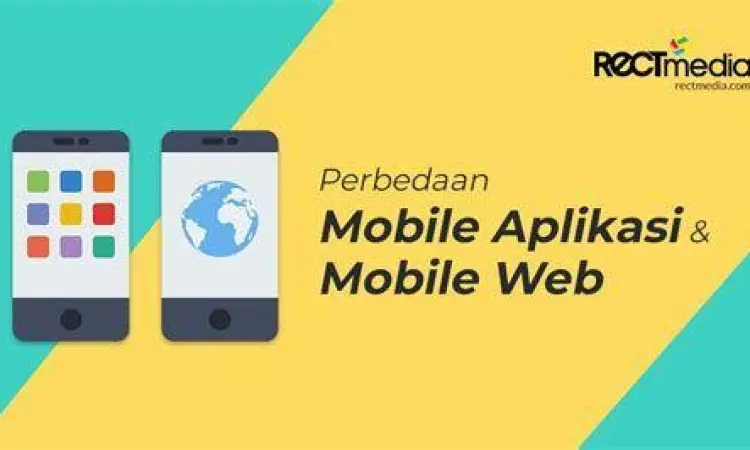 Perbandingan antarmuka aplikasi mobile dan web