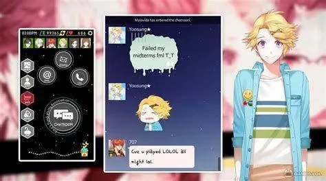 Gameplay Mystic Messenger Tampilan gameplay aplikasi BF Mystic Messenger