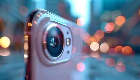 Teknologi Kamera Smartphone Lensa kamera smartphone yang menangkap efek bokeh