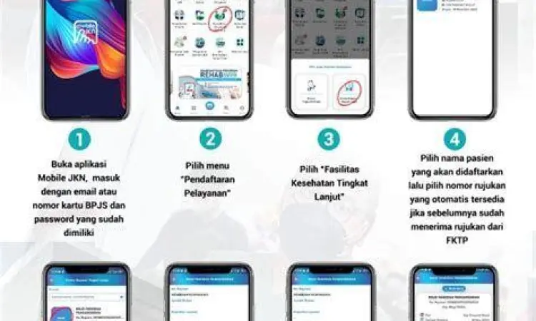 Proses Registrasi Mobile JKN Langkah pendaftaran akun di aplikasi BPJS Kesehatan