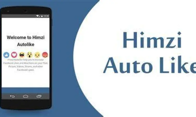 Aplikasi Himzi Auto Like Antarmuka aplikasi Himzi Auto Like