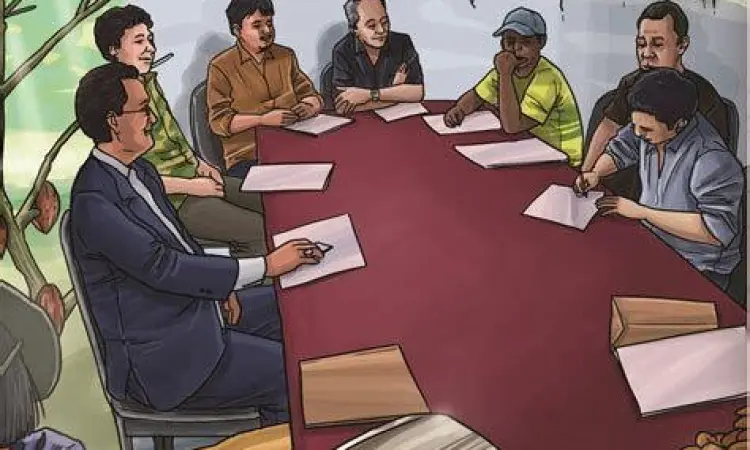 Proses mediasi antar mahasiswa