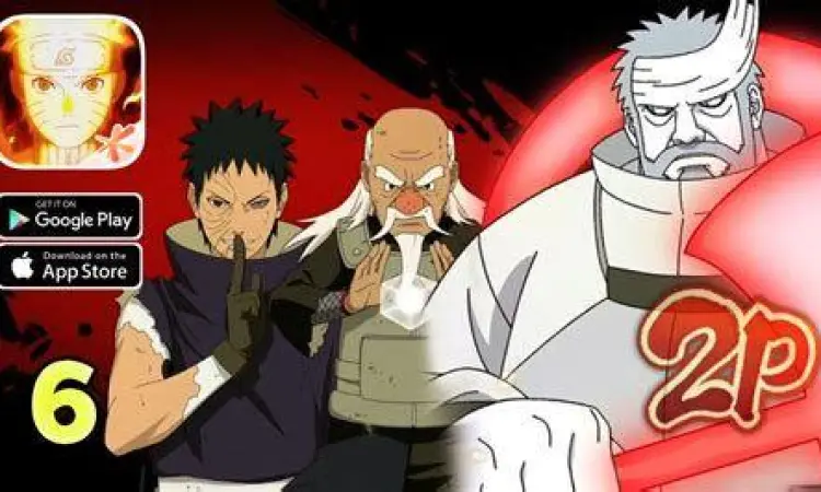 Pertarungan antar pemain di mode PvP Naruto Mobile Fighter