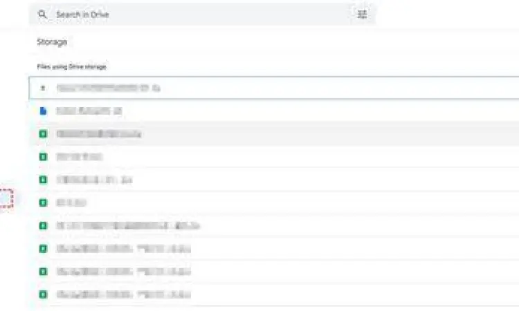 Google Cloud Storage Management Tampilan manajemen penyimpanan akun Google One