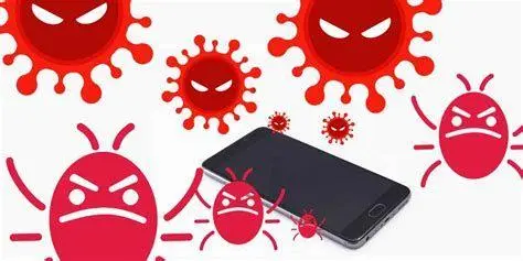 Risiko Keamanan Perangkat Ilustrasi ancaman malware pada perangkat mobile