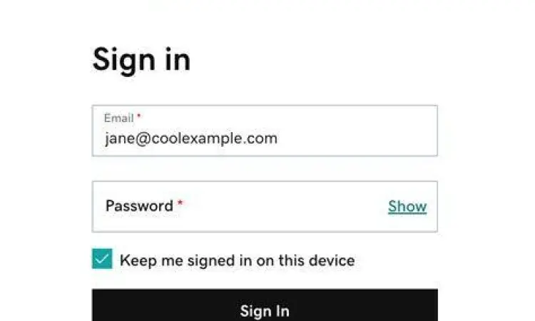Halaman login akun Microsoft untuk aktivasi