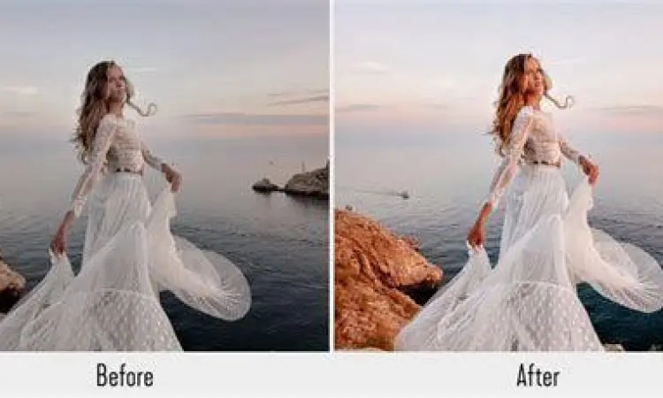 Efek Preset Lightroom Perbandingan sebelum dan sesudah menggunakan preset Lightroom