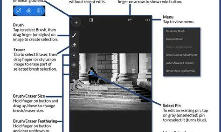 Selective Editing Tools Alat seleksi warna pada Lightroom mobile